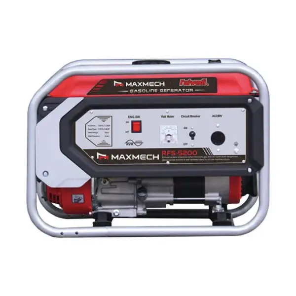 Petrol Generator Manual Generator Maxmech RFS-3800 2.8 KVA / 2.2 KW